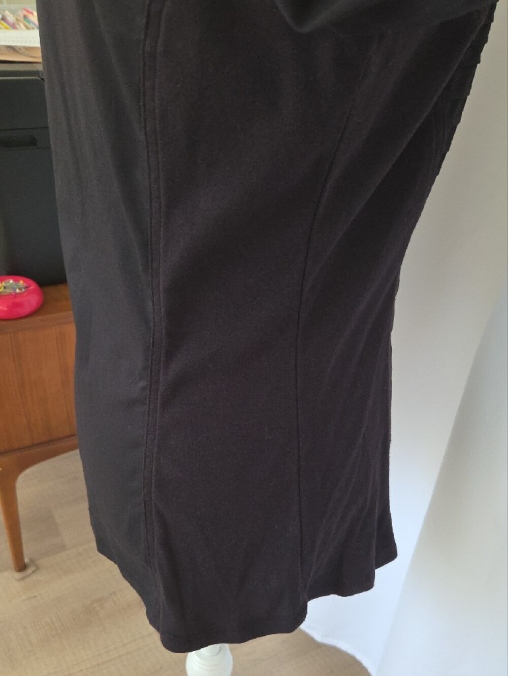 Zac & Rachel Black Pleated Front Button-Down Shirt - Picture 6 of 8
